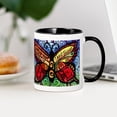thumbnail image 4 of CafePress - Spread Your Wings Butterfly Mugs - 11 oz Ceramic Mug - Novelty Coffee Tea Cup, 4 of 6