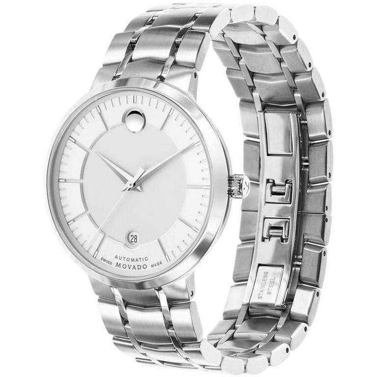 Movado 1881 Automatic Silver Dial Mens Stainless Steel Watch