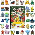 thumbnail image 2 of Poke-Men Christmas Advent Calendar 2024 - 24PC Surprise Christmas Blind Boxes with Random Different Action Figure Toys, Christmas 24-Days Countdown Calendar Gifts, 2 of 6