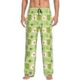 thumbnail image 1 of Fotbe Avocado And Toast Pantalones de Pijama para Hombre, Pantalones de Dormir, Pantalones de Casa con Cintura Ajustable y Bolsillos-X-Large, 1 of 6