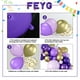 thumbnail image 3 of Kit de arco de globos FEYG morado y dorado con 120 globos, 3 of 7