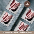 thumbnail image 6 of 3drose, Bulgaria, Vidin, Viking Riverboat Logo - Eu05 Cmi0229 - Cindy Miller Hopkins, Set of 4 Ceramic Tile Coasters, 6 of 7