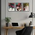 thumbnail image 3 of FCCUYE Large 3 Set of Banksy Canvas Wall Art Graffiti Spray Can Collection Painting Abstract Colorful Bottle Poster Street Pop Artwork for Living Room Office Decor Framed Easy to Hang - 24"x36"x3pcs, 3 of 6