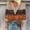 Brown, variant on Drovellove Women's 3/4 Length Sleeve Printed Blouse - V Neck Casual Loose Fit Top for Home or Office