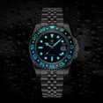 thumbnail image 4 of ADDIESDIVE Luxury Men's Dive Watch Swiss GMT 200M Waterproof Analog Quartz Watch with Rotating Ceramic Bezel & Luminous for Diving, Travel, Business, 4 of 10