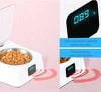 Infrared Sensor Automatic Cat Feeder For Cats And Dogs, With App Control, Non-Slip Elevated Design, Long Battery Life, Indicator For Battery Status, Moisture Protection