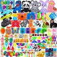 thumbnail image 1 of Set de regalos para fiestas Kiss Monkey, 640 unidades, caja del tesoro, juguetes para niños, 1 of 7