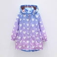 thumbnail image 2 of Ulitacool Girl Coats Long Sleeve Boys Winter Coat Hooded Jacket Wear Thicken Windproof Zipper Warm Outwear Basic Playsuit Purple 6-7 Years, 2 of 4