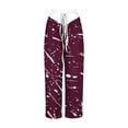 thumbnail image 5 of Birdeem Wide Leg Pants for Womenwoman Printing Elastic Waist Drawstring Wide Leg Long Pants, 5 of 5