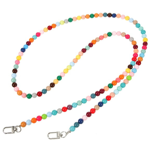 WHAMVOX Beaded Phone Lanyard Strap Beaded Phone Charm Chain Kawaii Bracelet Keychain