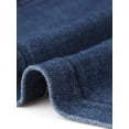 thumbnail image 6 of DARING DIVA Women's Denim Dress Button Down Short Sleeve Dresses XS Deep Blue, 6 of 6