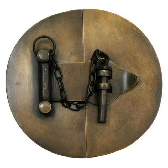 Gado Gado Hardware HLA1010 Simple Verrou Rond avec Chaîne