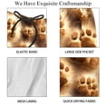 thumbnail image 4 of luoweisi Men's Beach Shorts Quick Dry Swim Trunks with Mesh Lining Dog Paw Prints L, 4 of 5