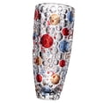 thumbnail image 2 of Jarrón de flores de vidrio, jarrón decorativo, jarrón moderno, jarrón colorido, centro de mesa para L, 2 of 9