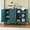 2pc-Blue-32"H, variant on NadooLite 71"H White Metal Storage Cabinet with Adjustable Shelves, 2 Doors & 1 Drawers, Multi-Use Organizer for Garage,Dining,Bath,Laundry,Pantry