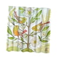 thumbnail image 4 of Cortina de de 71 pulgadas, tela de poliéster resistente para , pájaro y flor Gloria Cortina de la ducha, 4 of 4