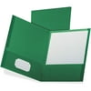 Oxford, OXF53434, Linen Twin Pocket Portfolio, 25 / Box, Dark Green