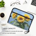 thumbnail image 6 of Accordion File Organizer with Zip Closure 13 Pockets Expanding File Folder Letter A4 Paper Document Organizer for Home Office Sunflowers Painting, 6 of 7