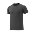 thumbnail image 5 of Jerdar Men’s Muscle Fit Gym T-Shirt, Stretchy Workout Tee with Curved Hem, Athletic Slim Fit Short Sleeve, 5 of 6