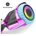 thumbnail image 3 of Jetson Rave Hoverboard, Pink, Bluetooth Speaker, Customizable LED Light-up Wheels, 12+, 3 of 7