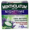 Mentholatum Nighttime Vaporizing Rub with soothing Lavender essence, 1.76 oz. (50 g) - 100% Natural Active Ingredients for Maximum Strength Cough Relief