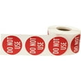 thumbnail image 3 of Red with White "DO NOT USE" Stickers | 1.5" Inches Round | 500 Pack, 3 of 3