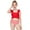 Red, variant on WOLLED 2-12T Girls Split Ruffled Swimsuit 2PCS Summer Plaid Bikini Swimwear Sleeveless Bathing Suit for Kids Toddler Baby