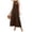 Coffee, variant on Wide Leg Jumpsuits for Women Casual Sleeveless Overalls Fashion Boho Summer Lounge Leisure Vacation Rompers with Spaghetti Straps Coffee S