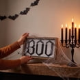 thumbnail image 2 of Boo Framed Tabletop Sign Decoration, Black and White, 10" x 5", Halloween by Way To Celebrate, 2 of 6
