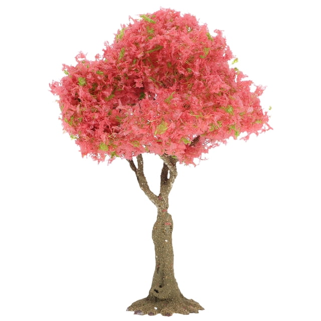Árboles en miniatura, modelos artificiales de árboles, mesa de arena, árbol falso, planta en miniatura, figura de árbol para micropaisaje, diorama, paisaje, manualidades DIY, adorno de jardín