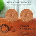 thumbnail image 4 of NIYANGLE 1 Set Round Label Stickers for Mailing Labels Light Brown, 4 of 8