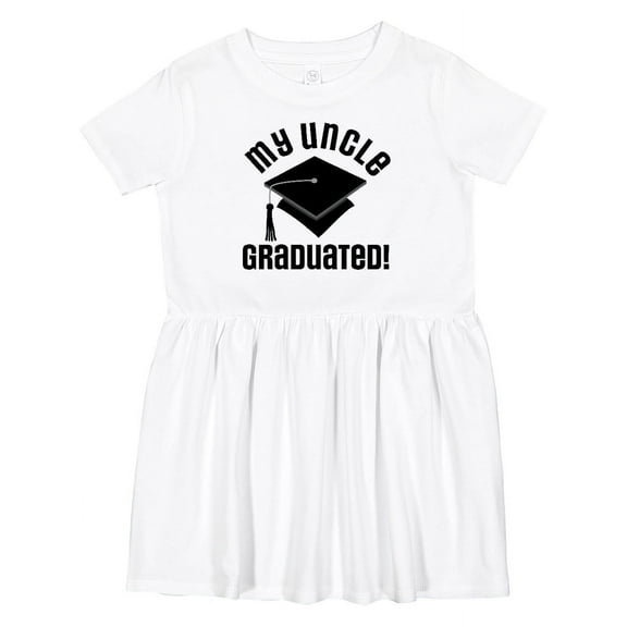 Inktastic Graduation My Uncle Graduated Girls Toddler Dress