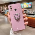 thumbnail image 1 of 3D Butterfly Ring Phone Holder Plating Case for Huawei P60 P50 P40 P30 P20 Lite Pro Silicone Cover LXY, 1 of 6
