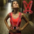 thumbnail image 4 of karymi Visibility Neon Vest Reflective Belt Vest Fit for Running Cycling Sports Wholesale, 4 of 5