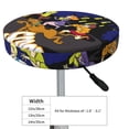 thumbnail image 4 of Lsque Scooby-Doo Round Bar chair cushion covers Velvet Fabric Premium Comfort Protects from Scratches and Stains for 14-17 Inch Chair- 14 inch, 4 of 7