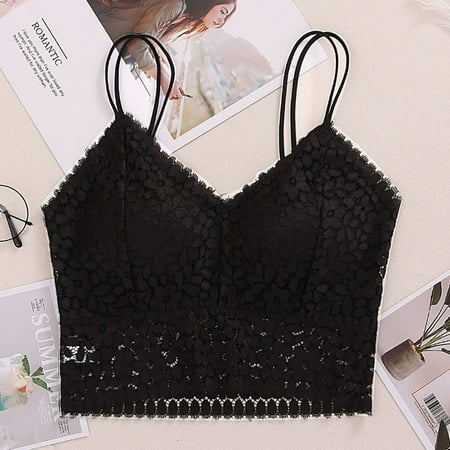 GENGING Up to 65% Off Women Junior Clothing Sexy Bra Vest Lace Seamless Breathable Push Up Underwear Flash Deals Clearance of Today