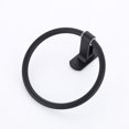 thumbnail image 4 of nipocaio Wall Mounted Towel Rack, Metal Wall Mounted Towel Ring, for Bathroom and Kitchen, Black, 4 of 5