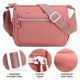 thumbnail image 3 of Hukapapa Bolso bandolera para mujer, impermeable, ligero, casual, bolso de hombro, bolso de mano, 3 of 5