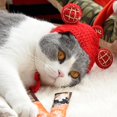thumbnail image 3 of Gorro para gato, babero para disfraz de mascota, babero chino para disfraz de mascota, sombrero para mascotas de animales pequeños, probado y confiable, 3 of 8
