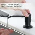 thumbnail image 4 of WOWOW Single-Handle Pull Down Sprayer Kitchen Faucet with Pull Out Spray Wand and Soap Dispenser in Matte Black, 4 of 6