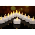 thumbnail image 6 of OSHINE 12-Pack LED Tea light Candles Flameless Tealight Battery Candles Votive Flickering Electric Candles for Valentine's Gift,Christmas,Halloween Deco,Anniversary,Wedding,Party(Warm Yellow）, 6 of 9