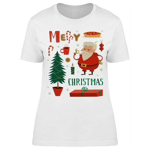 Santa Claus Is Coming Tonight Tee Women's -Image by Shutterstock