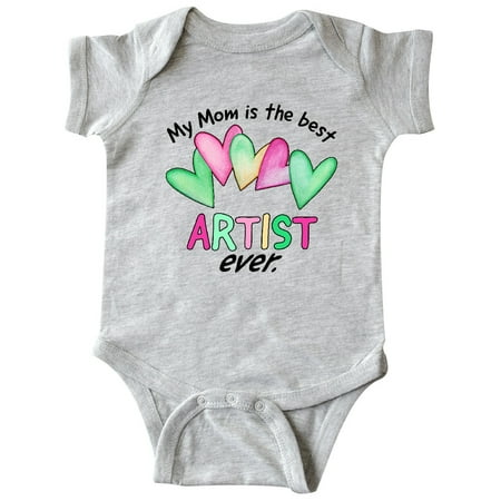 

Inktastic My Mom is the Best Artist Ever Gift Baby Boy or Baby Girl Bodysuit