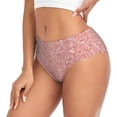 thumbnail image 2 of Fotbe Rose Gold Glitter Calzones Estampados para Mujer – Ropa Interior de Algodón, Cómoda, Suave y Elástica-4X-Large, 2 of 6