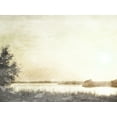 thumbnail image 2 of Villa, Mlli 14x12 Black Ornate Wood Framed with Double Matting Museum Art Print Titled - Soft Sun Set, 2 of 4