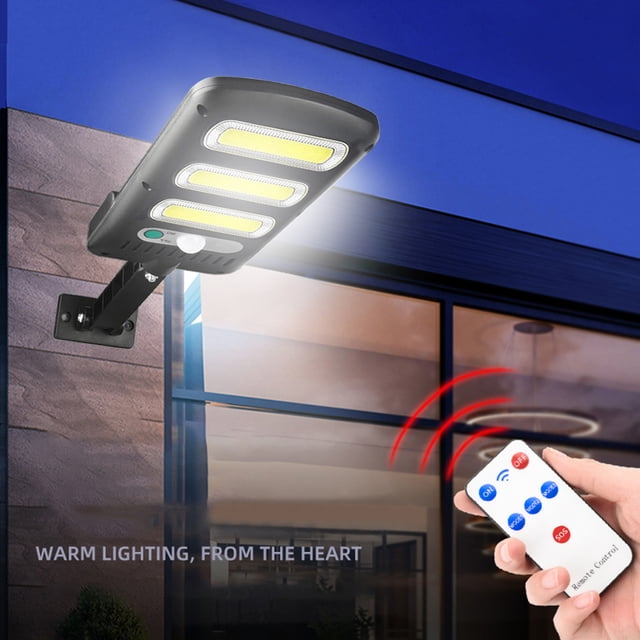Focos Solares para Exteriores Farolas de 2500W con 3 Modos de Wdftyju Luz Sensor de Movimiento Impermeable Lámpara Solar de Seguridad para Jardín Patio y Camino