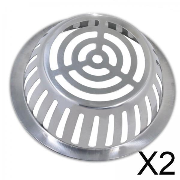 Colador de cúpula,Colador de desagüe de fregadero de piso de acero inoxidable con forma de cúpula,Cubierta de bajante de drenaje de techo tipo domo,Desagüe de piso de cocina antibloqueo