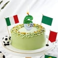 thumbnail image 6 of Partheme Soccer Number Candles 0-9 Glitter Green Football Birthday Candles,Sports Themed Cake Topper for Game Day Birthday Party Celebration.Soccer Mom Gift and Patriotic Sports Party Essential, G, 6 of 6