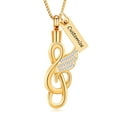 thumbnail image 3 of Crystal Music Note Cremation Urn Necklace for Ashes Keepsake Memorial Cremation Jewelry Rhinestones Musical Symbol Keepsake Memorial Pendant Jewelry, 3 of 9