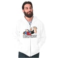 thumbnail image 3 of Popeye Cartoon Legendary Daddy Zip Hoodie Sweatshirt Men Brisco Brands M, 3 of 6